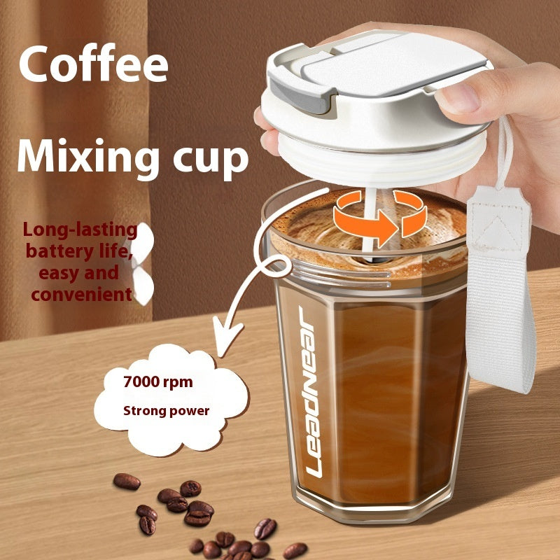Coffee Fully Automatic Mixing Rechargeable ShaAutomatic Self Stirring Coffee Cupke Cup Kitchen Gadgets