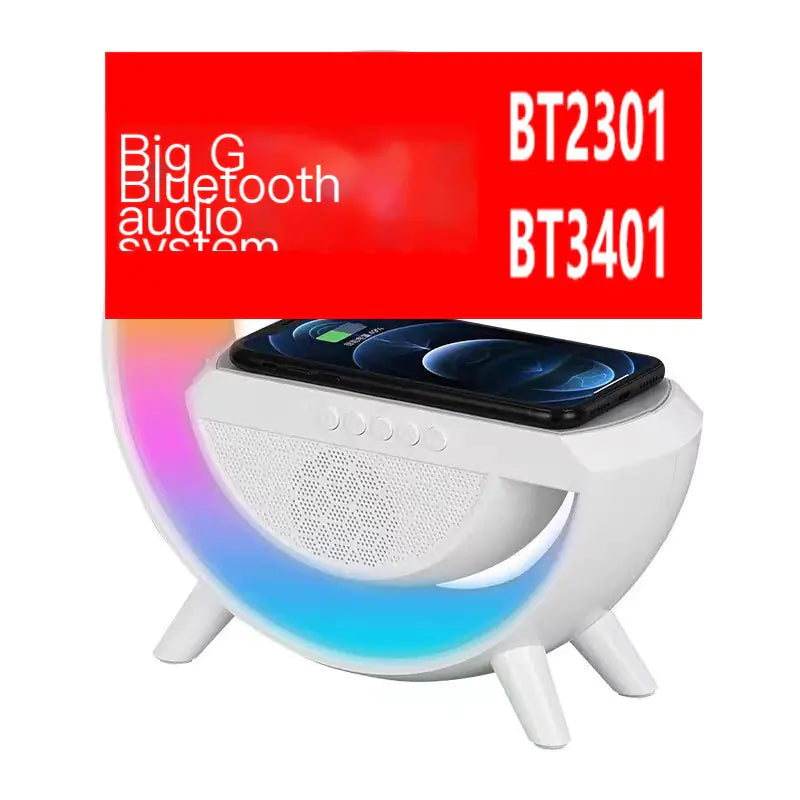 BT-3401 Bluetooth Speaker with Colorful Atmosphere Light