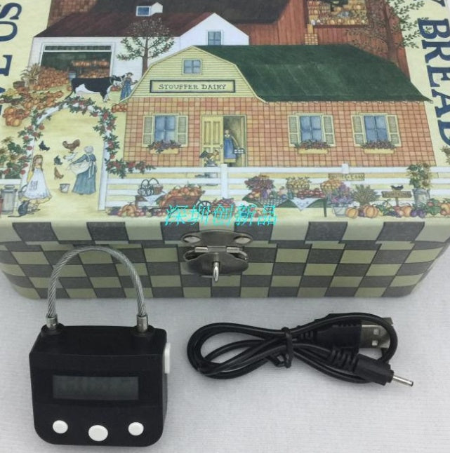 Time Lock Fetish Handcuffs Mouth Gag Electronic Timer