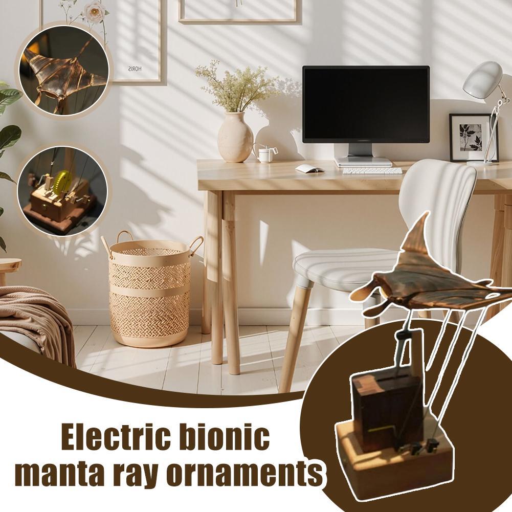 Electric Bionic Manta Ray Ornaments Animal Figurines