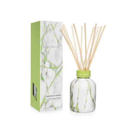 Capri Blue Reed Diffuser Set - Includes Modern Marble Oil Diffuser Diffuser Sticks &amp; Aroma Diffuser Oil - Air Freshener - Diffusers for Home Decor - Honeydew Crush Diffuser Scents (5.7 fl oz)