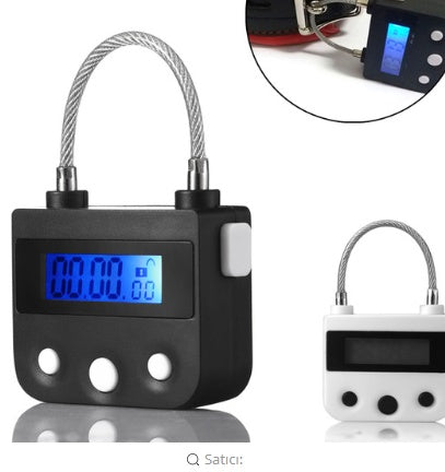Time Lock Fetish Handcuffs Mouth Gag Electronic Timer