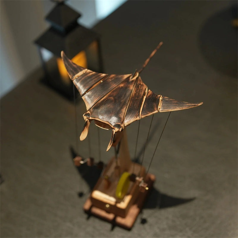 Electric Bionic Manta Ray Ornaments Animal Figurines