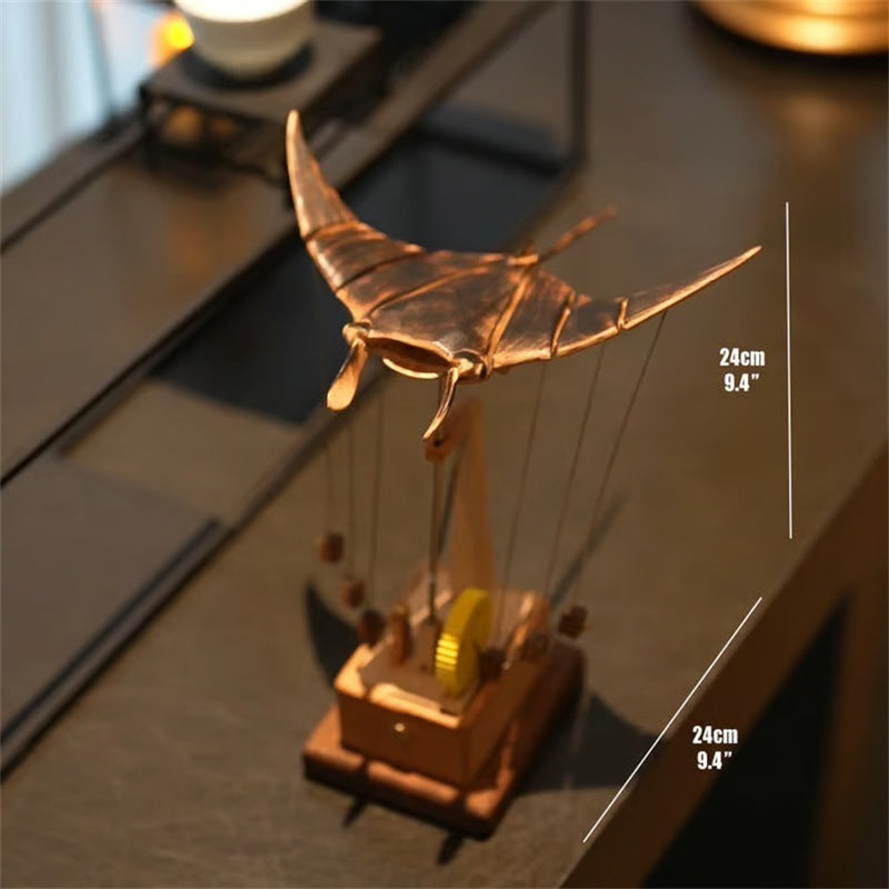 Electric Bionic Manta Ray Ornaments Animal Figurines