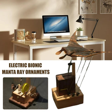 Electric Bionic Manta Ray Ornaments Animal Figurines